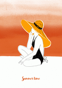 Farniente sous le soleil estival
